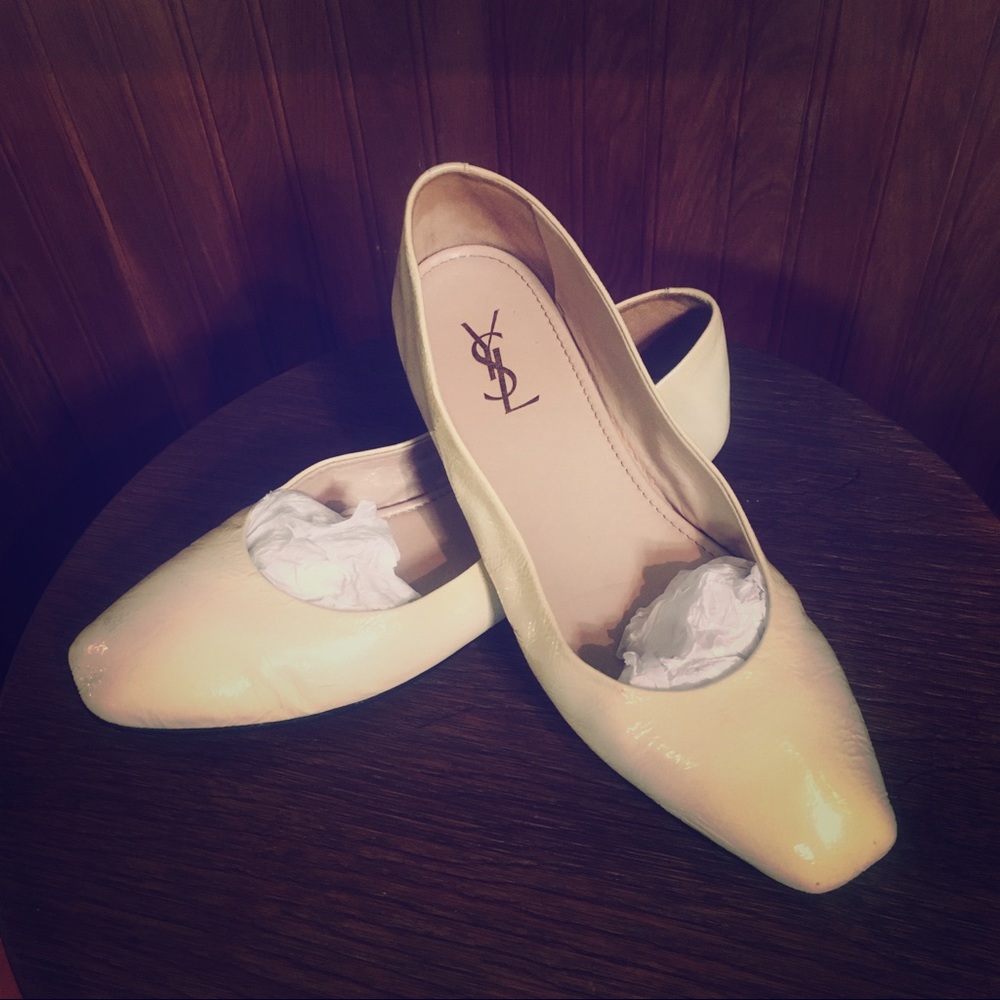 SOLD! Yves Saint Laurent Patent Ballet Flats